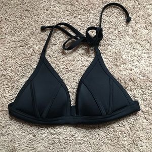 Black VS pink bikini top